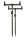 Bottartó készlet 2db-os  25cm fej+ 40-60cm leszúró nyél 