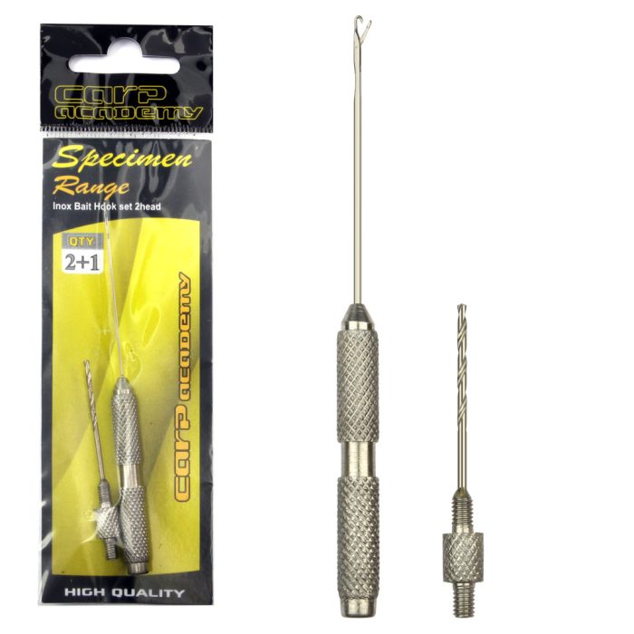 Inox Csali fűző készlet 2 fejjel