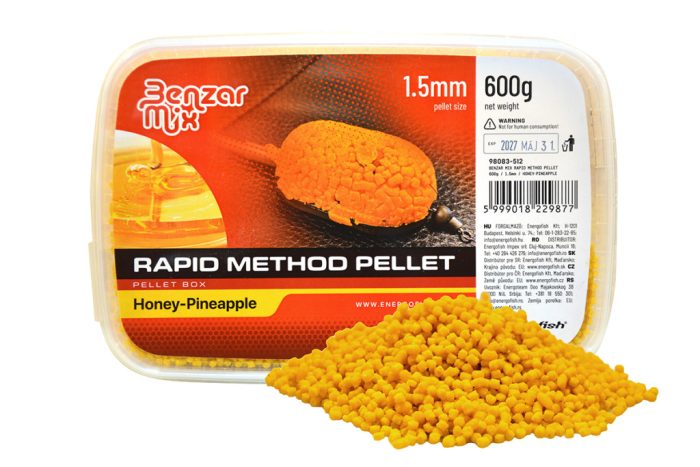 BENZAR RAPID METHOD PELLET MÉZ&ANANÁSZ 1,5MM 600GR