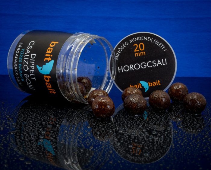 Bait Bait Tüzes Barack - Dippelt Csalizó Bojli  20 mm 220 g baitbait