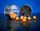 Bait Bait Tüzes Barack - Fluo Pop Up  8 mm 20 g baitbait
