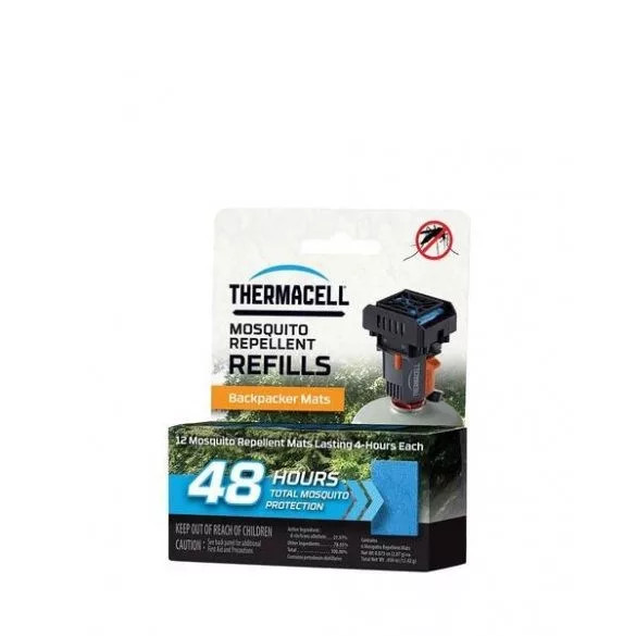 Thermacell Backpacker M-48 világjáró 48 órás utántöltő (12db lapka)