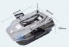 Boatman LEADER PRO v3 etetőhajó + GPS, Halradar - CARBON szín