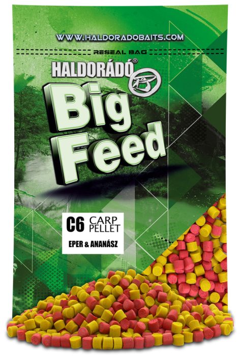 Haldorádó Big Feed - C6 Pellet - Eper&Ananász