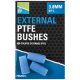 PRESTON EXTERNAL PTFE BUSHES - 3.5MM