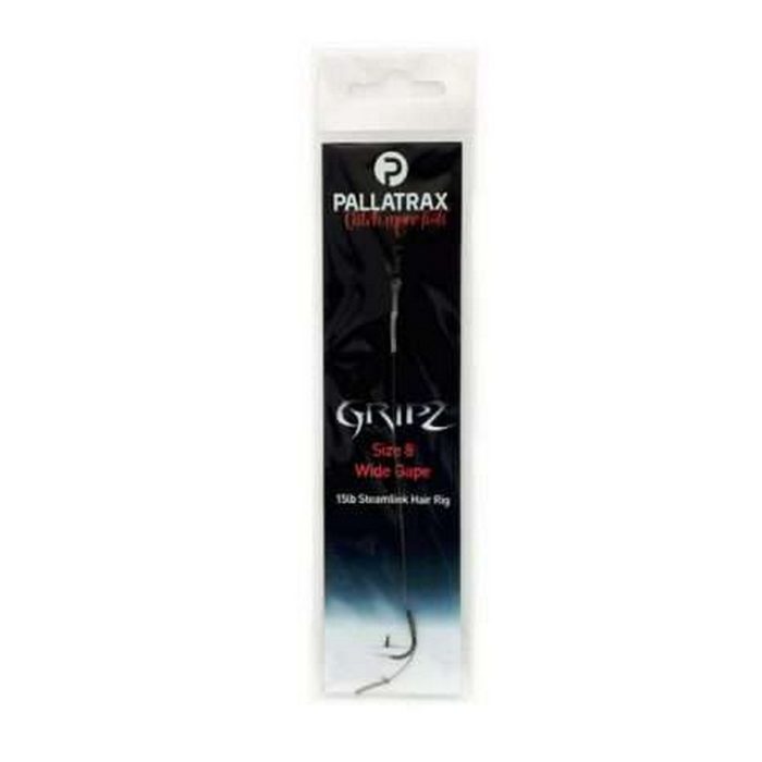 PALLATRAX GRIPZ WIDE GAPE HAIR RIGS SIZE 6 25LB STEAMLINK