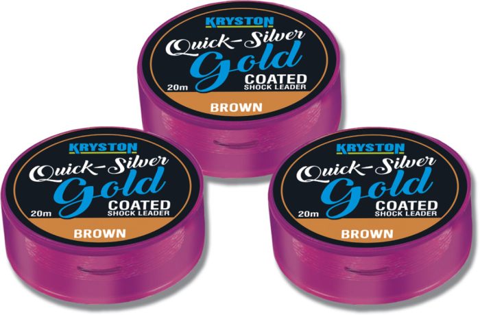 Quicksilver Gold Shock Leader 35lbs 20m Brown