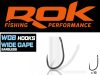 ROK - WIDE GAPE Barbless - Szakáll nélküli teflon horog - 4-es