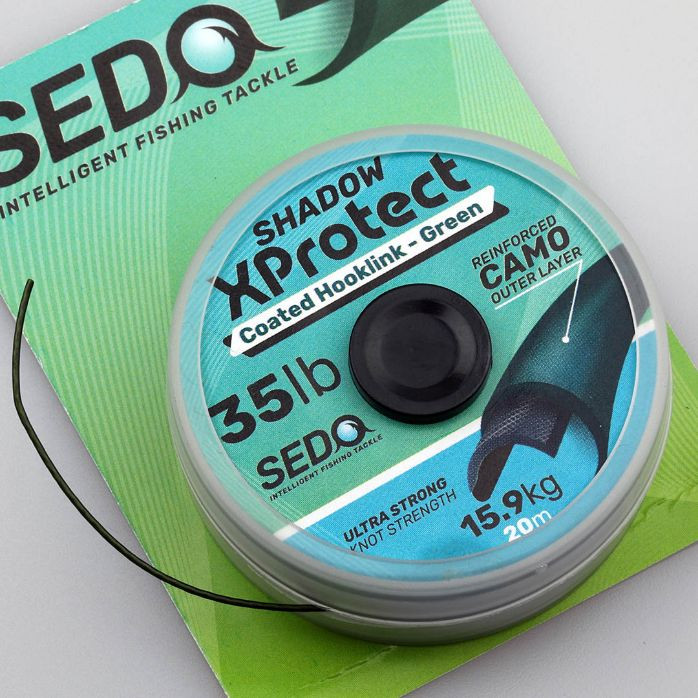 SEDO Shadow Xprotect   - Bevonatos előkezsinór Coated Hooklink Brown 25lbs 20m
