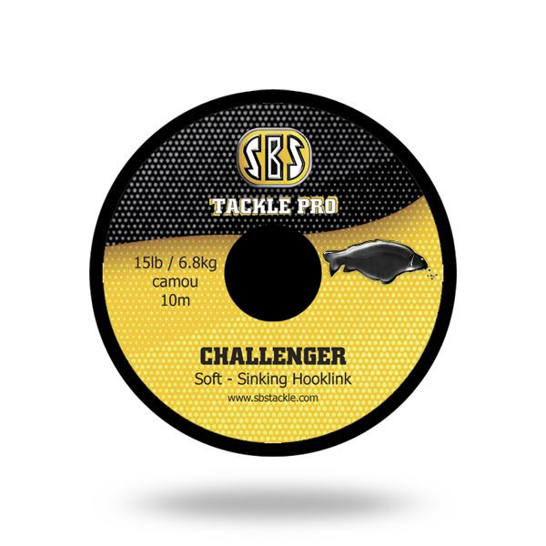 SBS CHALLENGER HOOKLINK-CAMOU 15LB (HOROGELŐKE)