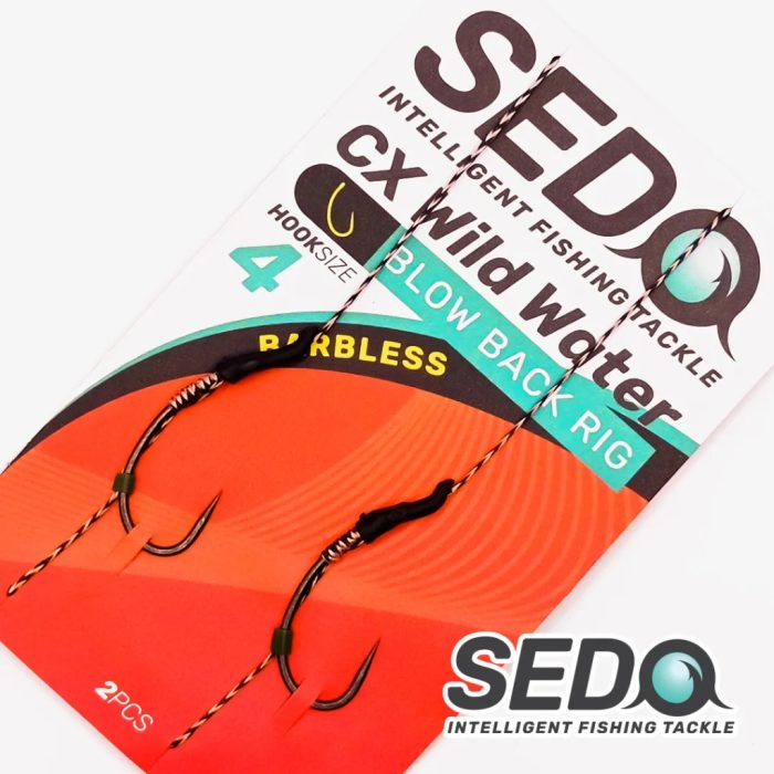 SEDO CX Wild Water Blow Back Barbless Előkötött Bojlis Előke 4
