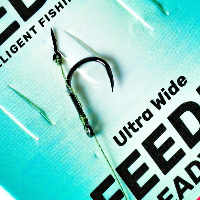 SEDO Ultra Wide Feeder - Előkötött Feeder előke 10-es 0.10mm fonott damil - 7mm tüske