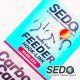 SEDO Carbon Carp Crystal Monofil Feeder rig Barbless - Szakáll Nélküli Feeder előke 12-es 0.20mm-es monofil damil
