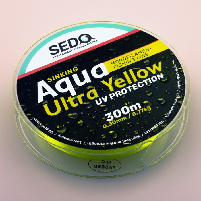 SEDO SEDO Aqua Ultra Yellow  300 Méter Monofil  Horgász zsinór  0.25mm 6.45kg