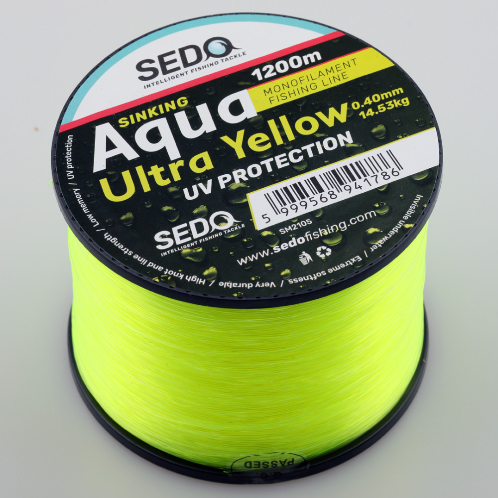 SEDO Aqua Ultra Yellow 1200 Méter monofil horgász zsinór