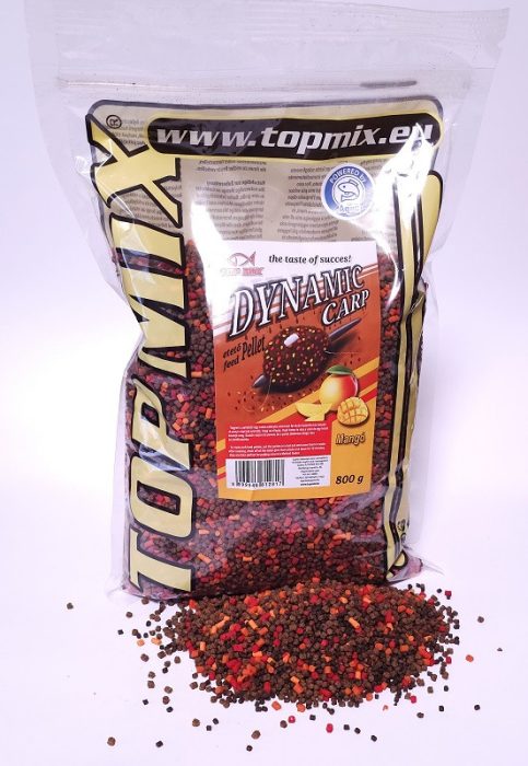 TOP MIX Dynamic Carp etető pellet, Mangó